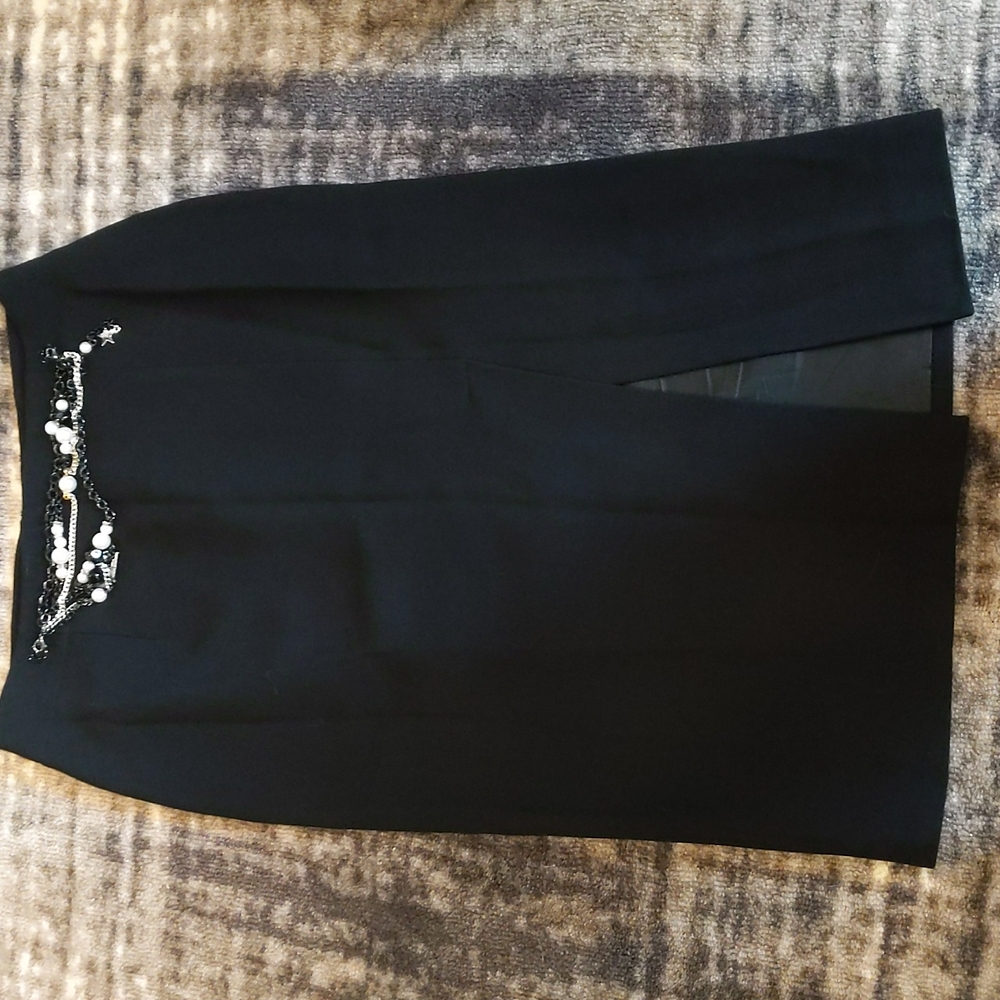 Moschino black pencil skirt